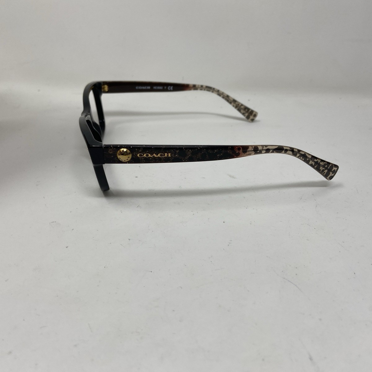 Coach HC 6082 5353 Black Wild Beast Leopard Print Eyeglasses  display picture 1