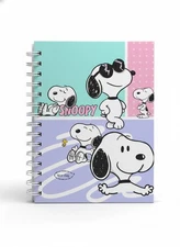 Daily planner Peanuts, Personalized Peanuts, Snoopy-Inspired Hardcover Journal,