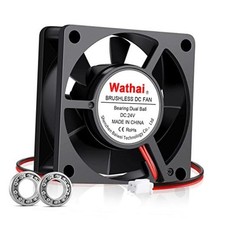 60mm x 20mm 24V Cooling Fan Dual Ball DC Brushless 6020 Fan 2pin 24V Ball