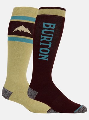 NEW Burton 2 Pack Weekend Midweight Snowboard Ski Socks Mens Large 10.5-13.5