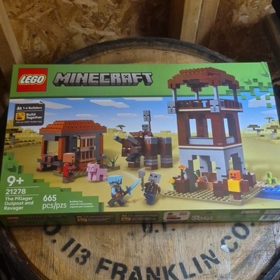 LEGO Minecraft 21278 The Pillager Outpost and Ravager 665 pcs Set