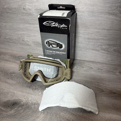 Smith Optics Elite Outside The Wire OTW Goggle Field Kit Tan Clear Gray New Box