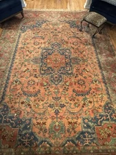 Karastan Wool Medallion Serapi Rug