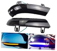 Dynamic LED Side Mirror Turn Signal Light Indicator blinker For VW Blue Yellow