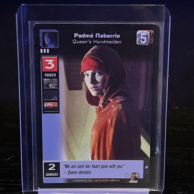 Star Wars Young Jedi | Foil PADME NABERRIE F3 (LP) TCG CCG 1999 Card RARE Naboo
