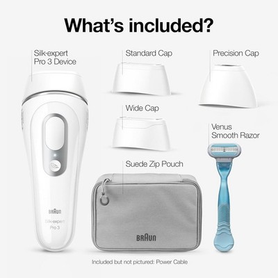 Braun Silk Expert Pro 3 IPL Hair Removal System 6032 White Brand