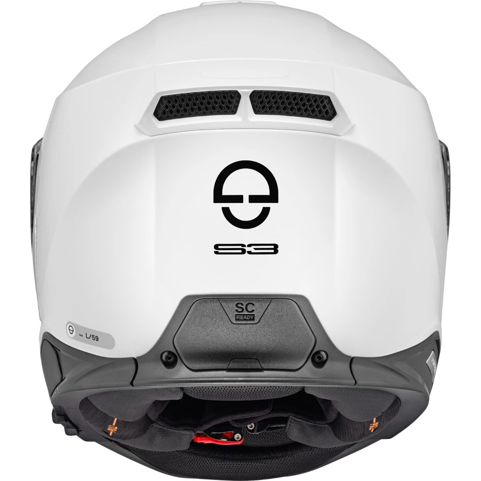 Schuberth S3 Integralhelm Glossy White Motorradhelm Sonnenblende ECE-R 22.06 - Bild 4 von 4