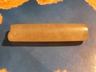 LARGE ANCIENT PRE-COLUMBIAN TAIRONA SHINY CRYSTAL TUBE BEAD 54.2-12.4 VERY WORN — photo 3