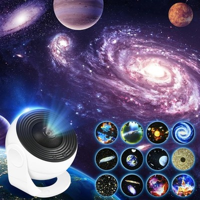 NEU LED Galaxy Projector Starry Night Light Moon Star Sky Nebula Projection Lamp