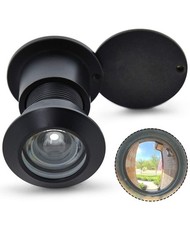 - Solid Brass Door Viewer Peephole, 220-Degree Security Peephole with Heavy D...