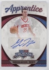 2021-22 Panini Chronicles Apprentice Signatures Red Garrison Mathews Auto kq9