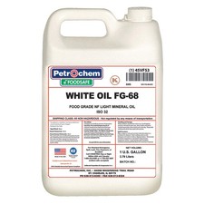 PETROCHEM WO FG-68-001 Mineral Hydraulic Oil,Food Grade,1 gal. 45VF53