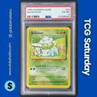 1999 POKEMON BASE SET UNLIMITED #44/102 BULBASAUR PSA 6