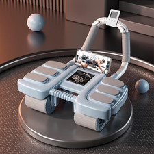 2025 New Ab Wheel Roller with Elbow Support - Automatic Rebound Abdominal Wheel