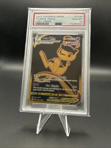 2022 Pokemon SWSH Lost Origin Mew VMax #TG30 Full Art PSA 10