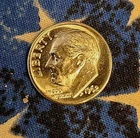 1962 Denver Unciculated Silver Dime. Free Shipping. Looks Like Full Bands..