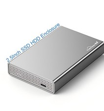 9.5MM SATA HDD SSD Slim Case Type C External 2.5 Aluminum Enclosure Up 4TB Max