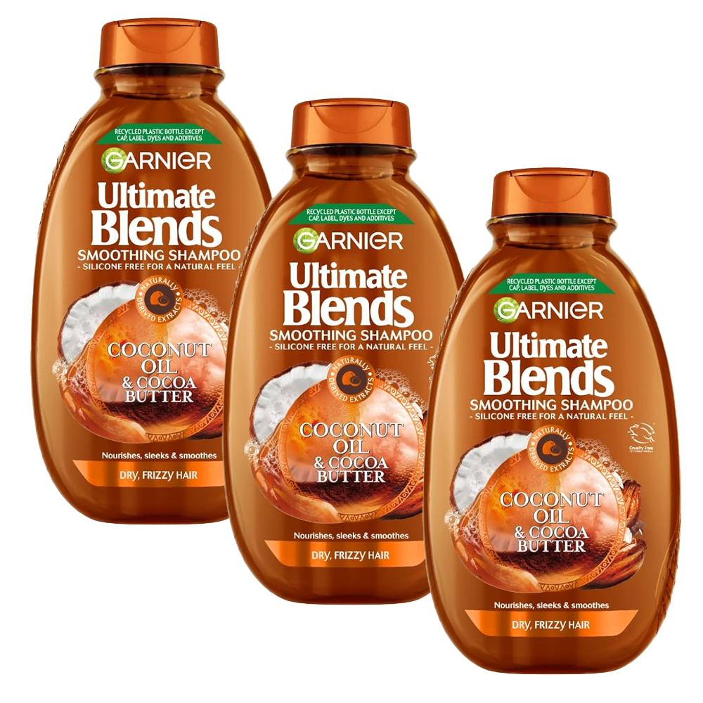 Garnier Gold Coconut Oil & Cocoa Shampoo - Smoothing - Frizz Control - 400ml - Image 6