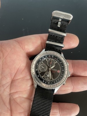 P GUIONNET speed timer chronograph seiko movement 7t92 new strap and battery 