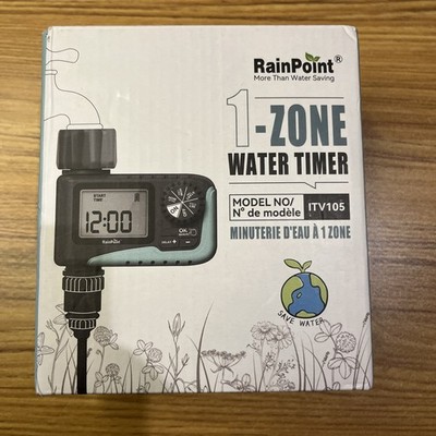 Rainpoint 1-Zone Programmable Water Timer ITV105 Water/Rustproof Brass