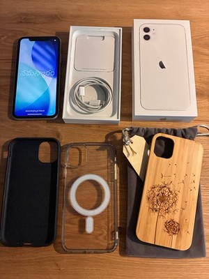iPhone 11 weiß / Silber, 128 GB, inkl. OVP