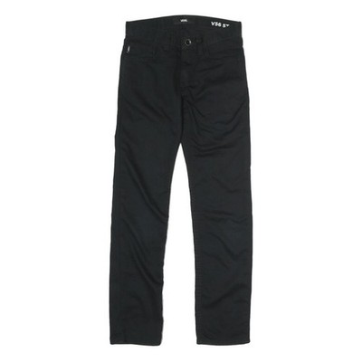 Vans Herren Baumwollmischung Schwarz Slim Slim Fit Hose W26 L26 Reißverschluss