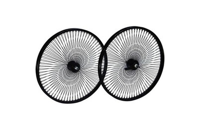 Kustom Bikes 26 Zoll Radset 140 mm 140 Speichen Schwarz Coaster Brake