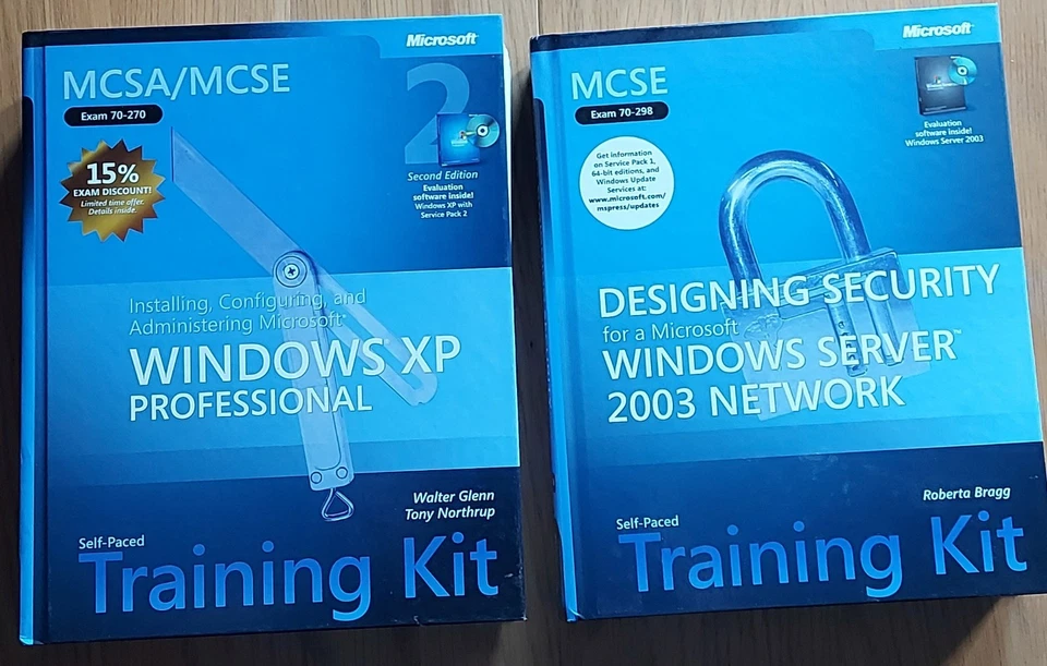MCSE/MCSA Microsoft Training 7 BOOKS Software CD's UNOPENED - NEVER BEEN USED - Image 3 of 4