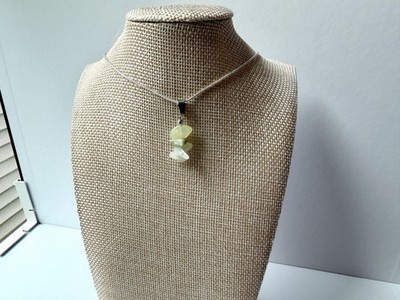 Handmade Green Aventurine Cluster Necklace Sterling Silver Chain | Artisan