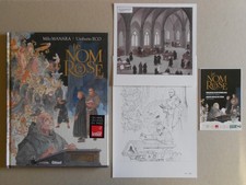 EO Le nom de la rose t1 ( MANARA )( Le déclic ) avec ex-libris BULLE n°71/500