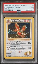2000 POKEMON GYM HEROES HOLO #7 LT. SURGE'S FEAROW PSA 7 on eBay