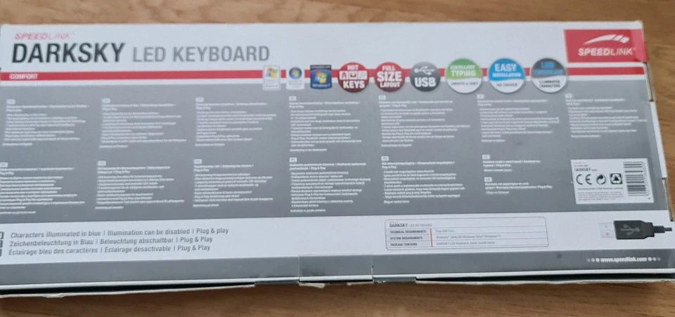 Speedlink Darksky LED Keyboard - Bild 2 von 4