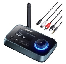 Bluetooth 5.0 Transmitter Receiver for TV to 2 Headphones LCD Display