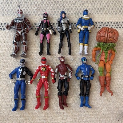 Mighty Morphin Power Rangers Action Figure Bulk Lot lightning collection (9)