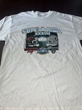 2003 Tampa Bay Buccaneers Super Bowl 37 Champs White T Shirt Size XL Vintage NFL