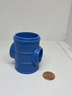 Vintage Fisher Price little people blue Climbing Drum for Sesame Street 937