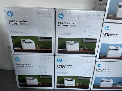 HP Color LaserJet Pro MFP M283fdw Nagelneu Drucker Printer HP 207A Toner EUNELLE