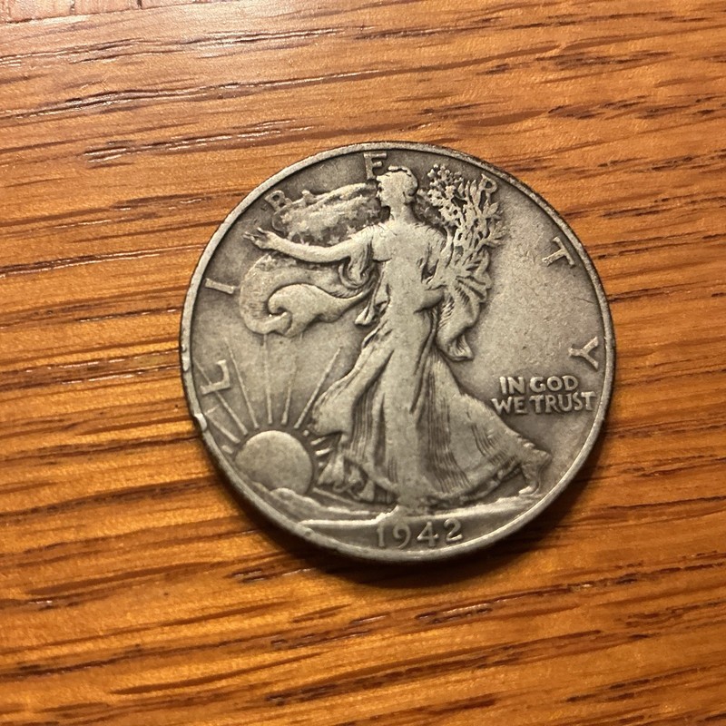 1942 D Walking Liberty Half Dollar