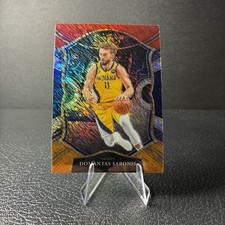 2020-21 Panini Select - Concourse Domantas Sabonis #56 Red White Orange Shimmer