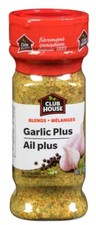 Club House Signature Blends Garlic Plus 141g Canadian Savory Spice Seasoning