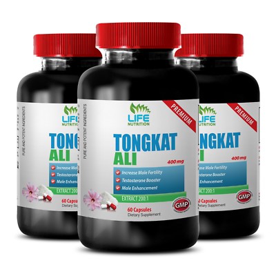 Pasak Bumi - Tongkat 200:1 400mg - Improved Sexual Drive & Performance 3B