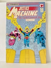 JUSTICE MACHINE #19 VF+ (COMICO 1987) *COMBINE SHIP & SAVE*