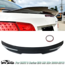For 07-13 BMW 3 SERIES E93 M3 Convertible Rear Trunk Spoiler Lip Carbon ABS PSM 