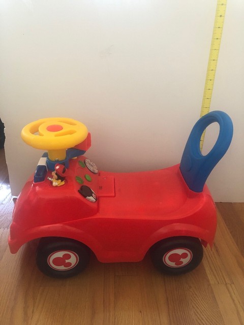 mickey mouse ride on toy cars