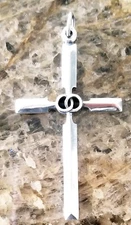 HUGE Rare Retired James Avery  Cross  Pendant NICE! HARD TO FIND SIZE ~ RARE!