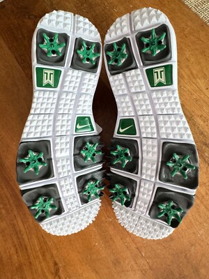 Nike Tiger Woods TW14 Golf Shoe White / Green MASTERS TW13 US 9