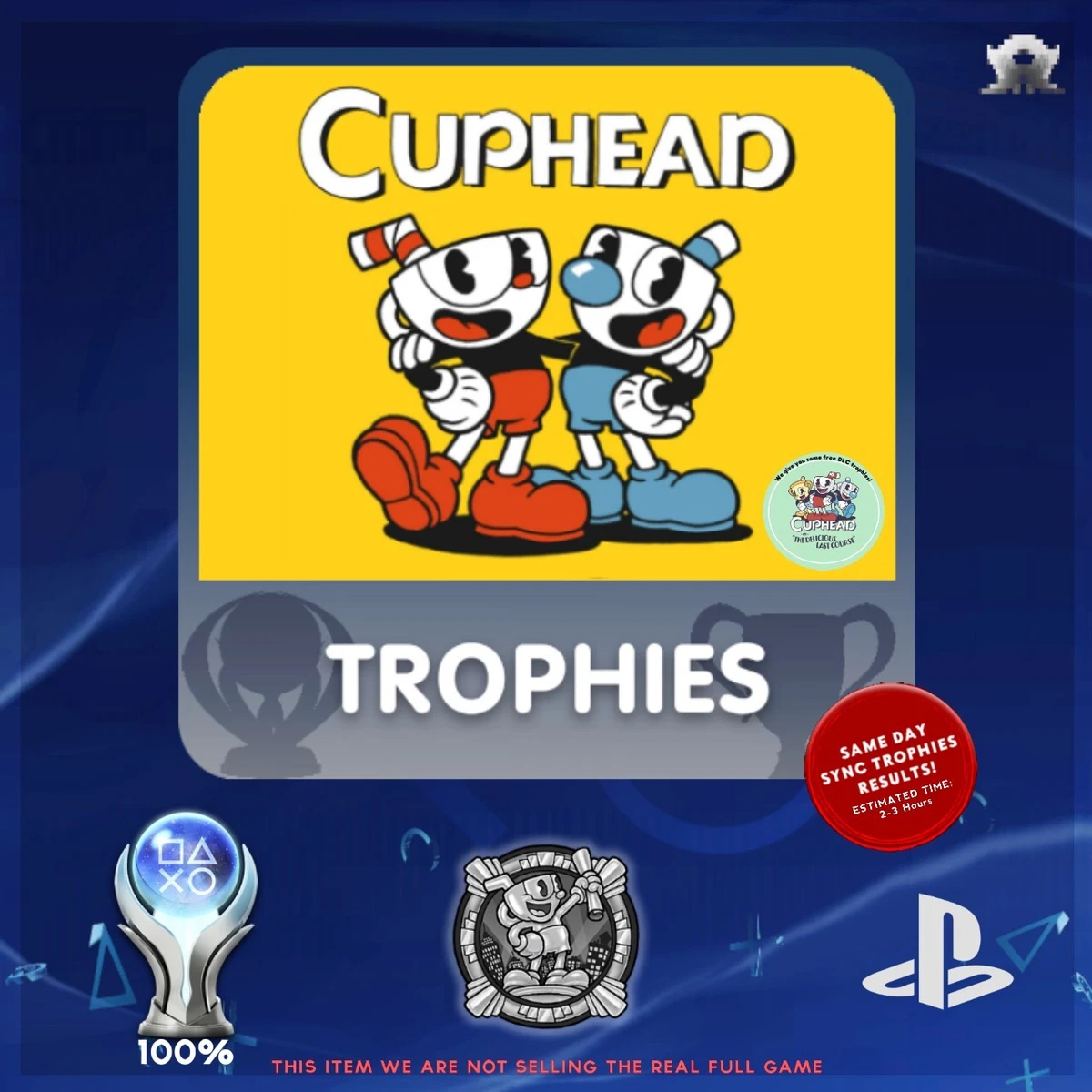 Cuphead PS4 Platinum Trophy Service WORLD RECORD - FAST/LEGIT (READ  DESCRIPTION)