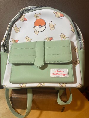 eleven mini backpack 101 BEACH Small 11 inch Fashion Purse Travel (Denim Blue) with custom printed Disney lining. Pokemon 11" Mini Backpack -