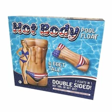 Hot Body Inflatable American Theme Swimming Pool Float