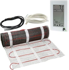 Under Floor Heating System Insulated Floor Tile Heating Mat Digital Thermostat